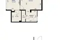 Apartamento 2 habitaciones 59 m² Minsk, Belarús