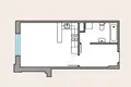 1 bedroom apartment 33 m² Riga, Latvia