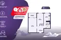 2 room apartment 49 m² Minsk, Belarus