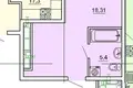 Квартира 1 комната 33 м² Одесса, Украина