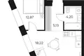 Wohnung 1 zimmer 40 m² Moskau, Russland