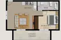 Apartamento 1 habitacion 61 m² Pyla, Chipre