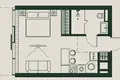 Kawalerka 38 m² Tbilisi, Gruzja