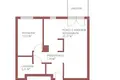 Appartement 2 chambres 49 m² Cracovie, Pologne