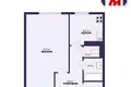 1 room apartment 40 m² Maladzyechna, Belarus
