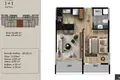 Apartamento 2 habitaciones 65 m² Mezitli, Turquía
