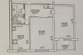 2 room apartment 51 m² Zhodzina, Belarus