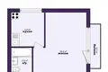 Квартира 1 комната 30 м² Слуцк, Беларусь