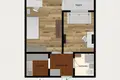 Appartement 2 chambres 38 m² Varsovie, Pologne