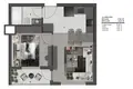 1 bedroom apartment 44 m² Cankaya, Turkey