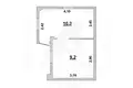 Casa 19 m² Cerninski sielski Saviet, Belarús