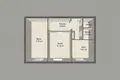 Appartement 2 chambres 54 m² Minsk, Bélarus