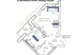 2 room apartment 49 m² Minsk, Belarus