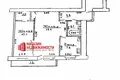 2 room apartment 45 m² Hrodna, Belarus