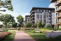 Kompleks mieszkalny Guarded residential complex with swimming pools, a tennis court and a fitness center next to the lake Kucukcekmece, Istanbul, Turkey