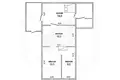 Maison 52 m² Oltusski sielski Saviet, Bélarus