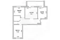 Квартира 3 комнаты 76 м² Мухавецкий сельский Совет, Беларусь