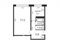 Apartamento 1 habitación 33 m² Minsk, Belarús