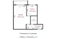Apartamento 1 habitación 33 m² Minsk, Belarús