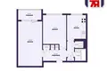 Квартира 2 комнаты 46 м² Солигорск, Беларусь