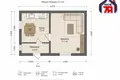 Haus 26 m² Piekalinski sielski Saviet, Belarus