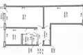 2 room apartment 48 m² Minsk, Belarus