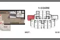 Apartamento 1 habitación 33 m² Mezitli, Turquía