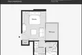 Studio apartment 37 m² Dubai, United Arab Emirates