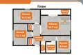 3 room apartment 69 m² Darasino, Belarus