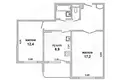 2 room apartment 54 m² Muchaviecki sielski Saviet, Belarus