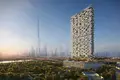 Complexe résidentiel New Safa Gate Residence with spa areas and green gardens close to Burj Khalifa, Safa Park, Dubai, UAE