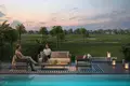 Kompleks mieszkalny New residential complex Golf Edge with a golf course and swimming pools close to the international airport, Emaar South, Dubai, UAE