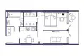 Mieszkanie 2 pokoi 45 m² Batumi, Gruzja