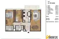 Квартира 2 комнаты 104 м² Санджактепе, Турция