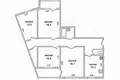 Appartement 4 chambres 97 m² Muchaviecki sielski Saviet, Bélarus