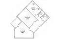 Appartement 2 chambres 62 m² Muchaviecki sielski Saviet, Bélarus