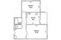 Apartamento 2 habitaciones 53 m² Muchaviecki sielski Saviet, Belarús