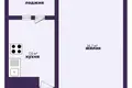 Wohnung 1 zimmer 34 m² Minsk, Belarus