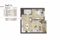Appartement 2 chambres 57 m² Région de Marmara, Turquie