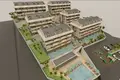 Kompleks mieszkalny New residence with swimming pools and an underground parking close to the city center, Fethiye, Turkey