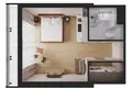 Квартира 1 комната 37 м² Батуми, Грузия