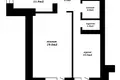 Apartamento 2 habitaciones 55 m² Lyasny, Belarús