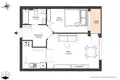 Apartamento 2 habitaciones 37 m² en Varsovia, Polonia