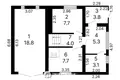 Haus 5 zimmer 104 m² Radaskovicki sielski Saviet, Belarus