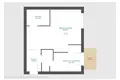 2 room apartment 36 m² in Poznan, Poland