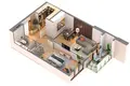 1 bedroom apartment 58 m² Batumi, Georgia