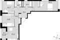 3 room apartment 90 m² Moscow, Russia