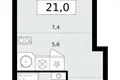 Квартира 1 комната 21 м² район Коммунарка, Россия