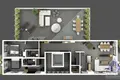Квартира 1 спальня 47 м² Тиват, Черногория