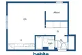 Apartamento 1 habitación 28 m² Helsinki sub region, Finlandia